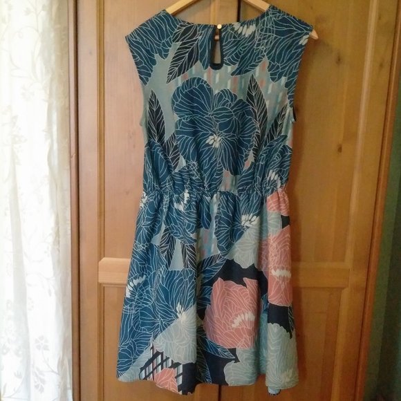 Floral Pink Martini dress, M - Picture 3 of 13